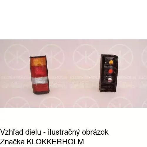 Zadné svetlo POLCAR 550588