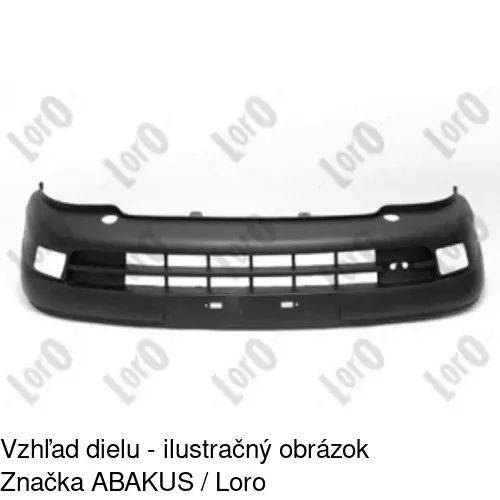 Predný nárazník 550707-5 /POLCAR/ - obr. 2