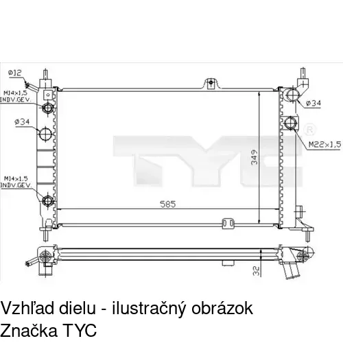 Chladiče vody POLCAR 550708A7