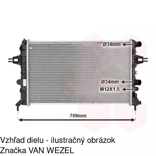 Chladiče vody 550808A0 /POLCAR/ - obr. 4