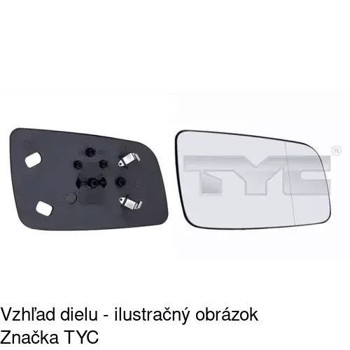 Vonkajšie zrkadlo 5508511M /POLCAR/ - obr. 2