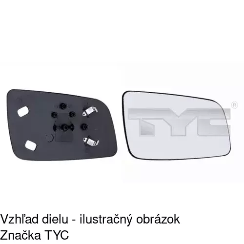 Vonkajšie zrkadlo 5508521E /POLCAR/ - obr. 2