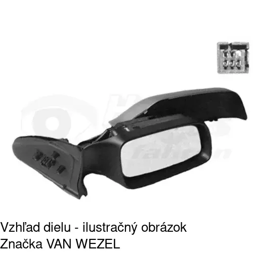Vonkajšie zrkadlo 5508525E /POLCAR/ - obr. 5