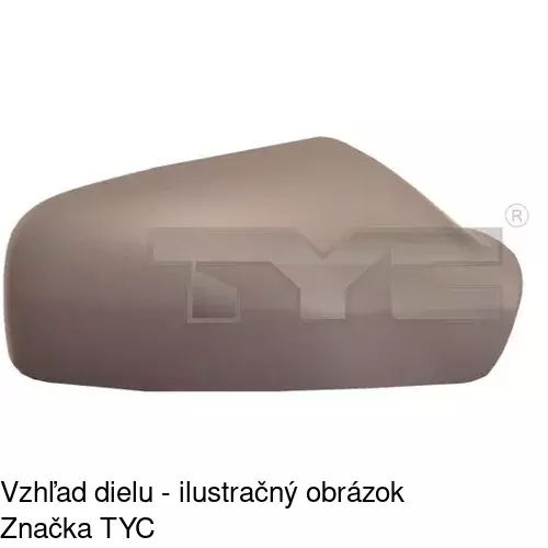 Rám vonkajšieho zrkadla 550854PE /POLCAR/ - obr. 2