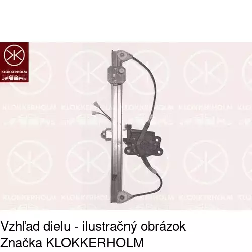 Mechanizmus sťahovania okna elektrický bez motora 5508PSG4 /POLCAR/ - obr. 1