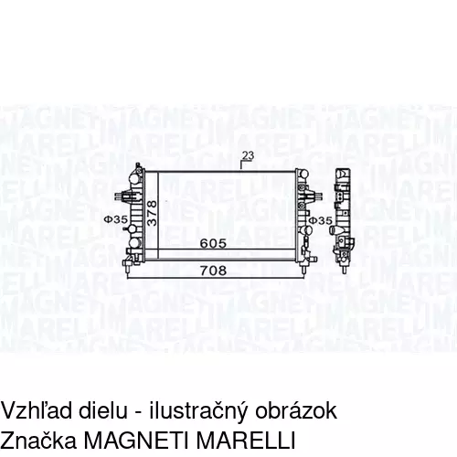 Chladiče vody 550908A2 /POLCAR/ - obr. 2
