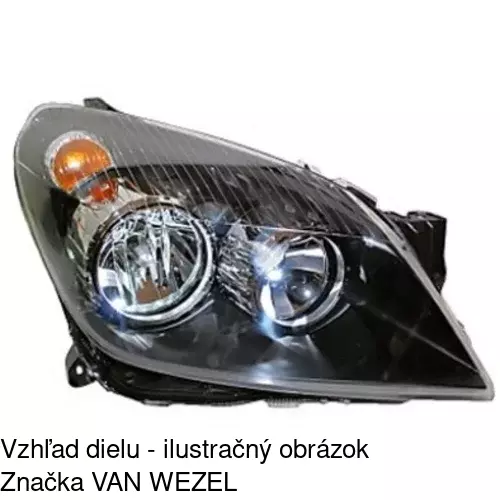 Hlavný reflektor 550910-H /POLCAR/ - obr. 4