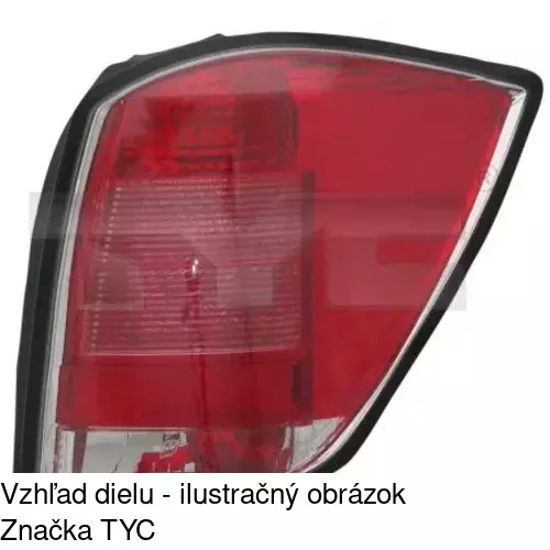 Zadné svetlo POLCAR 5509874E