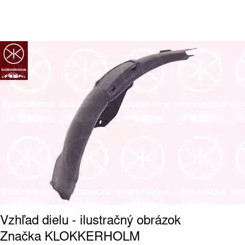 Podblatník (plast) POLCAR 5509FP1T