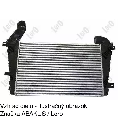 Chladiče vzduchu (Intercoolery) 5509J8-5 /POLCAR/ - obr. 2