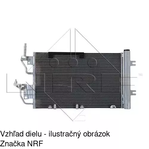 Chladiče klimatizácie 5509K8C5 /POLCAR/ - obr. 1