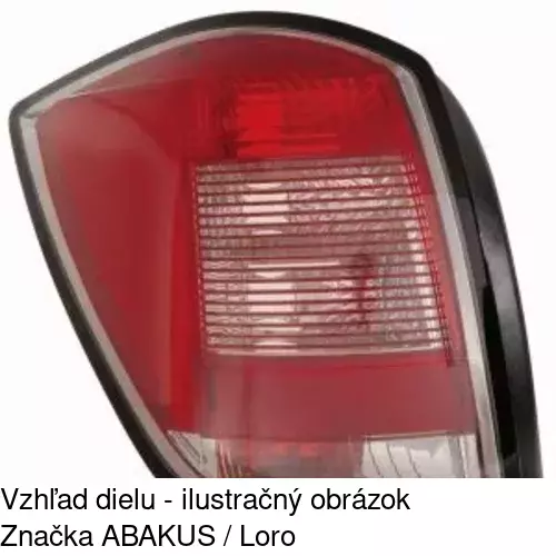 Zadné svetlo 5510883E /POLCAR/ - obr. 2
