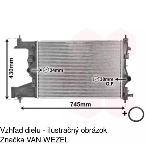 Chladiče vody 5511083X /POLCAR/ - obr. 3