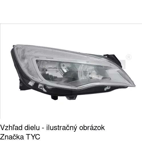 Hlavný reflektor POLCAR 551109-E