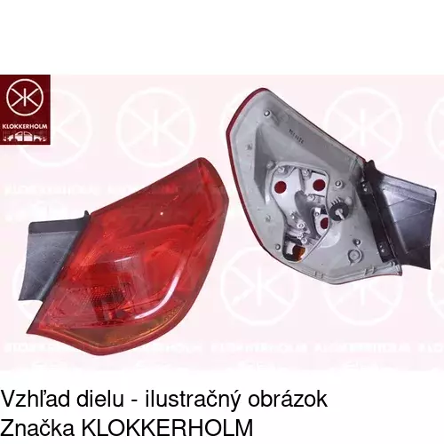 Zadné svetlo 5511880E /POLCAR/ - obr. 2