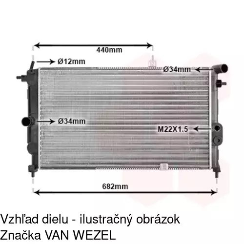 Chladiče vody 551408-5 /POLCAR/ - obr. 3