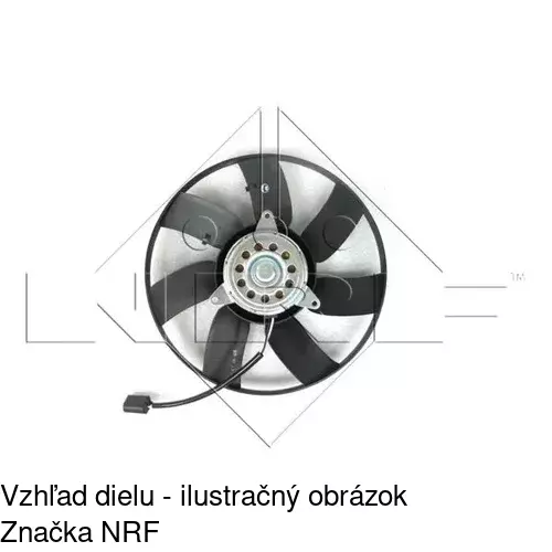 Ventilátor bez krytu / podpery 551623U3 /POLCAR/ - obr. 1