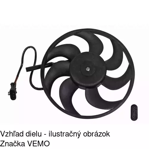 Ventilátory chladičov 551623W2 /POLCAR/ - obr. 3