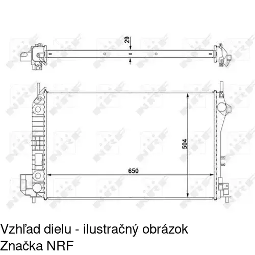 Chladiče vody POLCAR 5518083X