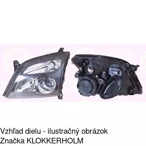 Hlavný reflektor 5518100E /POLCAR/ - obr. 2
