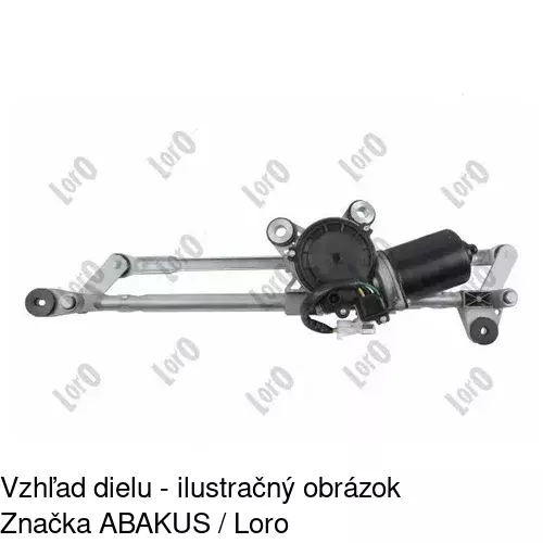 Náhon stieračov bez motora 5518MWP1 /POLCAR/ - obr. 2