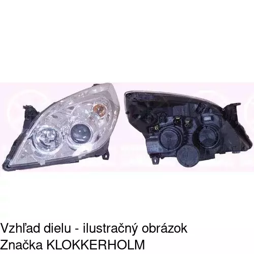 Hlavný reflektor 551909-E /POLCAR/ - obr. 2