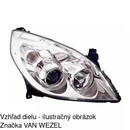 Hlavný reflektor 551910-V /POLCAR/ - obr. 5