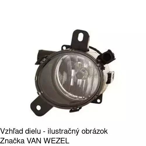 Hmlové svetlo - predné 554630-E /POLCAR/ - obr. 3