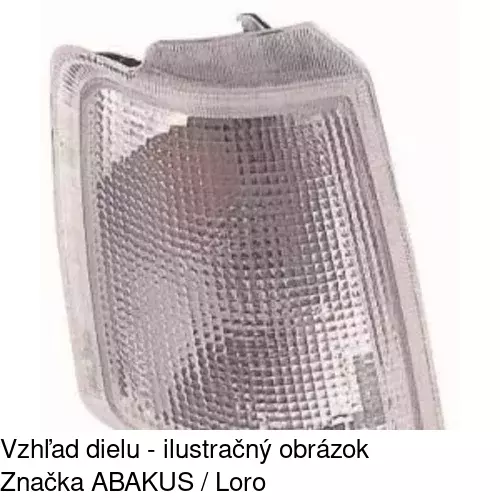 Predná smerovka POLCAR 5553200E