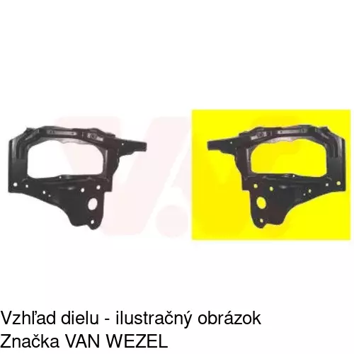 Držiak predného pásu 555604-5 /POLCAR/ - obr. 2