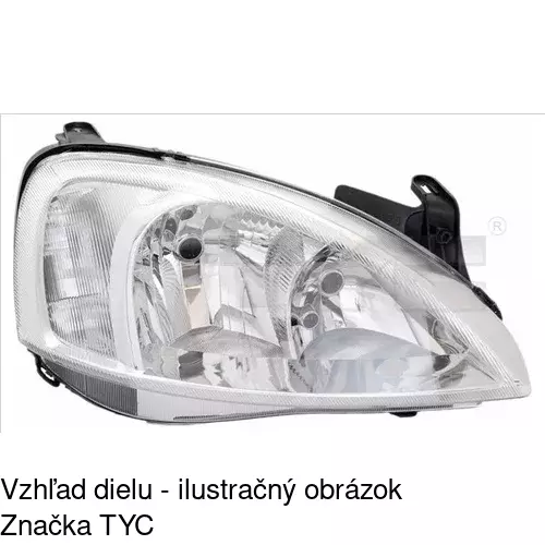Hlavný reflektor POLCAR 5556102E