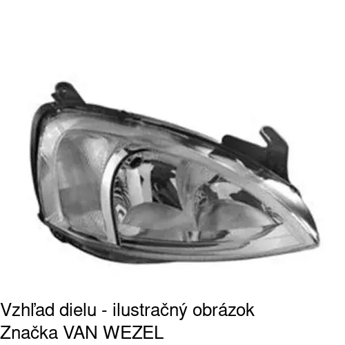 Hlavný reflektor 5556102E /POLCAR/ - obr. 3