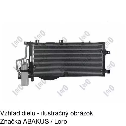 Chladiče klimatizácie 5556K8C2S /POLCAR/ - obr. 2