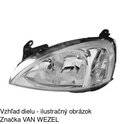 Hlavný reflektor 5557091E /POLCAR/ - obr. 5