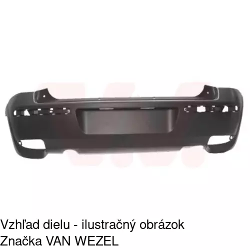 Zadný nárazník 555796 /POLCAR/ - obr. 1