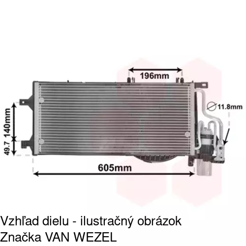 Chladiče klimatizácie 5557K8C2 /POLCAR/ - obr. 4