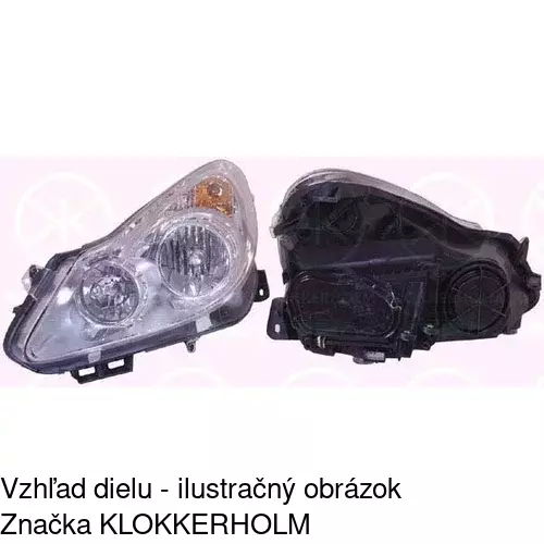 Hlavný reflektor 5558090E /POLCAR/ - obr. 5