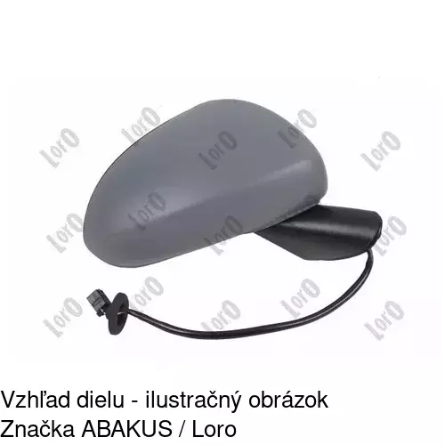Vonkajšie zrkadlo 5558526M /POLCAR/ - obr. 2