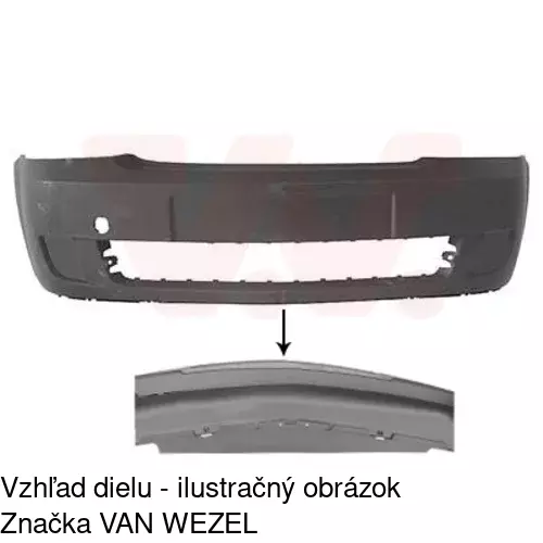 Predný nárazník 555907-4 /POLCAR/ - obr. 1
