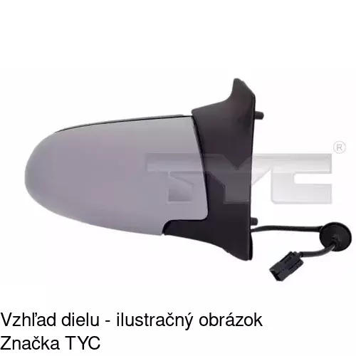 Vonkajšie zrkadlo 5560514E /POLCAR/ - obr. 5