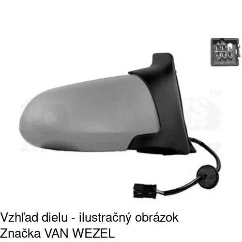Rám vonkajšieho zrkadla 556055P1 /POLCAR/ - obr. 1