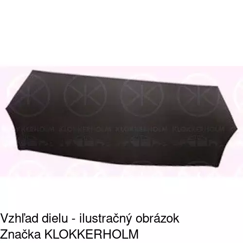 Kapota - poškodená POLCAR 556103UA