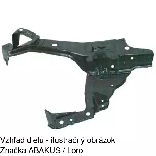 Držiak predného pásu 556104-6 /POLCAR/ - obr. 1