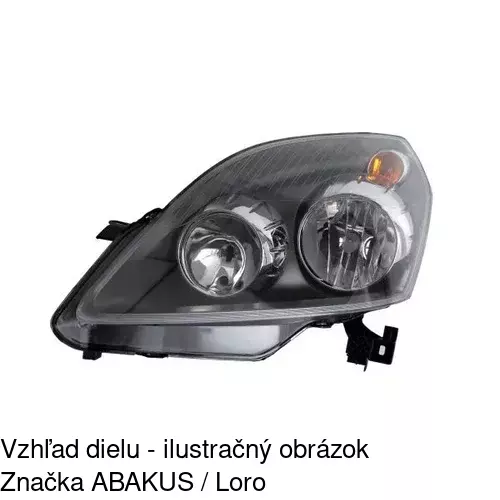 Hlavný reflektor 556109-E /POLCAR/ - obr. 4