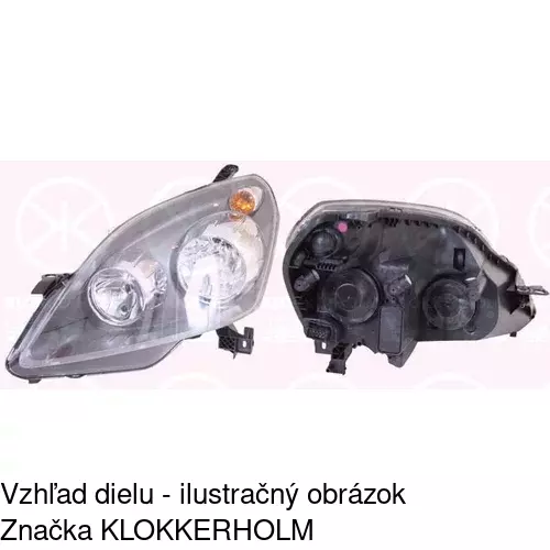 Hlavný reflektor 5561102E /POLCAR/ - obr. 1