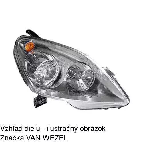 Hlavný reflektor 5561102E /POLCAR/ - obr. 5