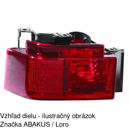 Hmlové svetlo - zadné 556297-V /POLCAR/ - obr. 1