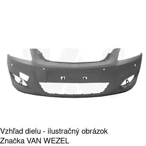 Predný nárazník 556307-1 /POLCAR/ - obr. 1