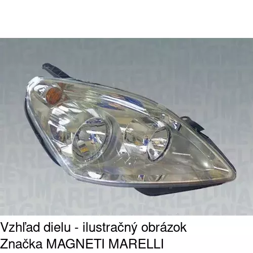 Hlavný reflektor 556310-E /POLCAR/ - obr. 3