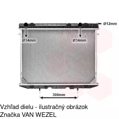 Chladiče vody 558008-1 /POLCAR/ - obr. 1